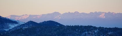 Alpenglow On A Snowy Range — Matthew Satchell