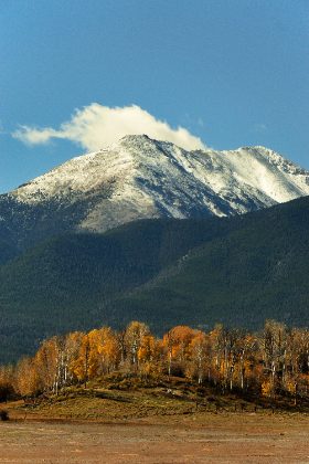 First Snow Above the Golden Aspens — Matthew Satchell